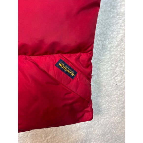 Woolrich Mens Red Puffer Vest Size M - Picture 5 of 16